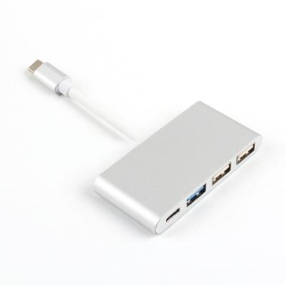 China Quick Charging Ship KUYIA USB 3.1 3.0 Type-C HUB Multiport Adapter PD to USB/2 USB 2.0 Charging Laptop for sale