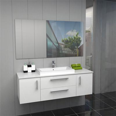 China Environmentally Friendly Luxury Western Style Bathroom Vanity Furniture Bathroom Vanity Combo Cabinet for sale