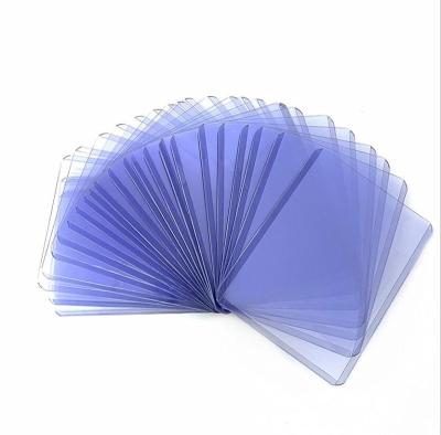 China Other Card Holder Wholesale Sleeve 35PT PVC Custom Card Top Loader 3x4 Protect Ultra Toploader for sale