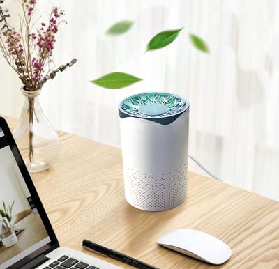 China Simple/Mini/Portable Simple Operation Air Purifier PM2.5 Smart Car Air Purifier Customizable Logo USB Bedroom Personal Office Mini for sale