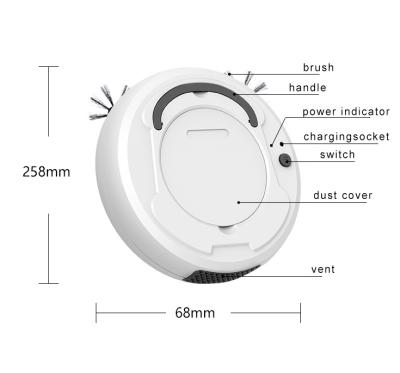 China Fast Automatic Mini Robot Clean Robot With 1800PA Sunction Automatic Home Cleaning Power Robot Vacuum Cleaner Machine Fast for sale