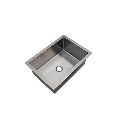 China Without Kitchen Sink Handmade High Grade Kitchen Sink Faucet Single Bowl Single Bowl Stainless Steel Kitchen Sinks for sale