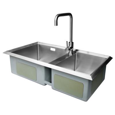 China China Top Commercial Single Bowl Without Faucet European Style Stainless Steel Kitchen Sinks for sale