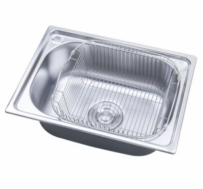 China Without Faucet Wholesale Economic Small Size Matte Finish Kitchen Sink for sale