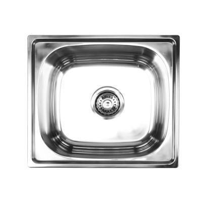 China Without Faucet China Style Press Stainless Steel One Piece Kitchen Sink for sale