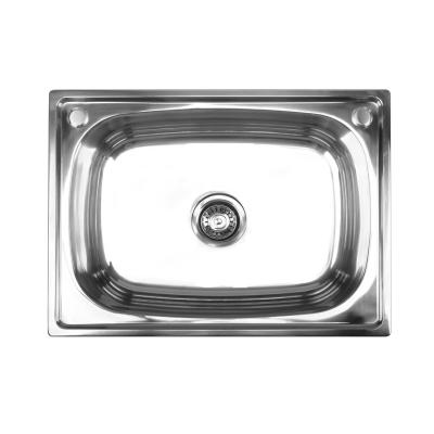 China Without Faucet Undermount Single Bowl Stainless Steel Kitchen Sink for sale