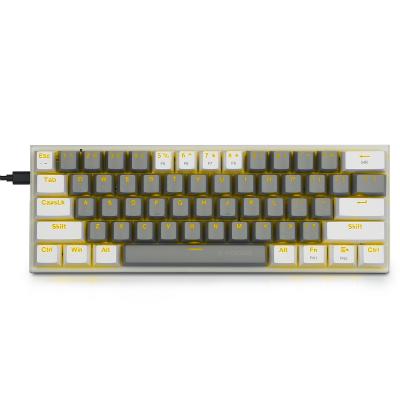 China E-yooso Z11 PBT Mechanical Keyboard Teclado 60% Anti-ghosting Gamer Mechanical Keyboard for sale