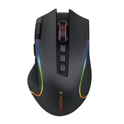 China Computer Mouse 4000 DPI RGB High DPI Numeric Keypad Gaming Mouse Wireless Gamer Computer Wireless Mouse for sale