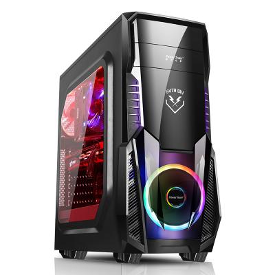 China With Side Panel Window Cabinet Gabinete Computer Case And Acrylic Tower Tempered Glass RGB Gaming Desktop PC CPU Computer Case for sale