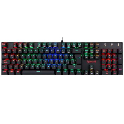 China Dragon K551 RGB 104 Keys Mechanical Red Multimedia Factory Price Klavye Gaming Keyboard for sale