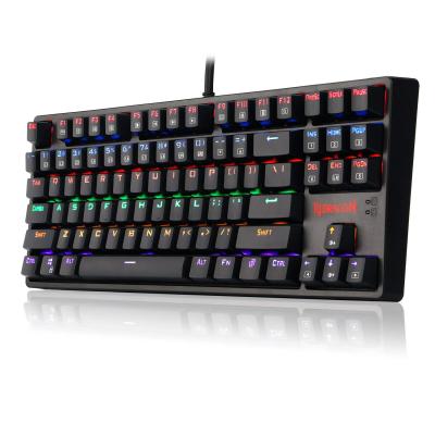 China Hot Selling Red Dragon K576R Mechanical Wired USB Blue Switches Gaming Keyboard Klavye for sale