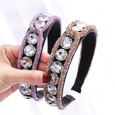 China Luxury Crystal Headband Accessories Girl Hair Headband Hair Band High Quality Brand New Fashionable for sale