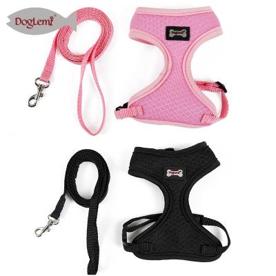 China Viable Walking Harness For Cat With Leash Air Mesh Nylon Cat Harness for sale