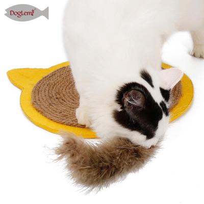 China Viable Merry Christmas Cat Cute Cat Toy Board Customized Nail Mat Pet Cat M Scratch Mat for sale