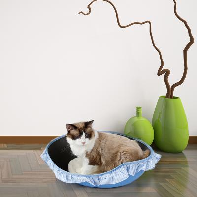 China Durable EVA Removable Nature Felt Cat Bed Cat House , Durable Classic Oval Cheap Cat Houses for sale