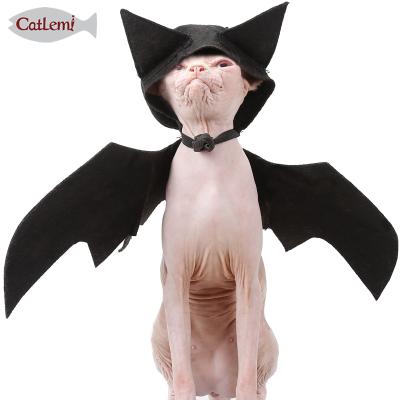 China Viable Wings Cat Halloween Wig Party Cosplay Dress Dress, Bat Halloween Costume for Cat for sale