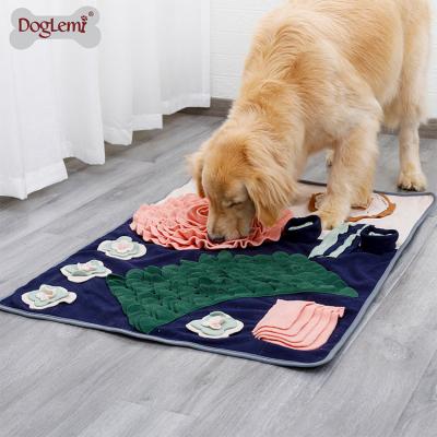 China New Design Viable Dinner Table Dog Nose Mat Training Toy , Puzzle Toys Dog Nose Mat for sale