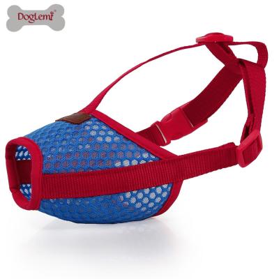 China Viable Anti-bite Dog Muzzle Air Mesh Anti-bark Dog Mask Mouth Cover for sale