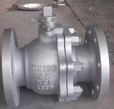 China Full Port Worm Gear General Lever Cast Steel Ball Float Valves for sale