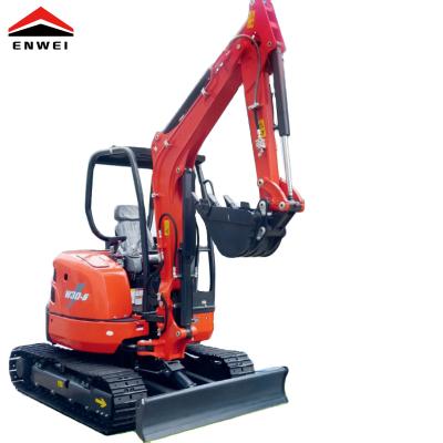 China Construction material hoppers 3 tons hydraulic mini excavator crawler digger machine for small type construction work for sale