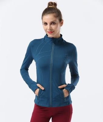 China Wholesale Breathable Workout Clothes For Women Long Sleeves Fitness Sports Yoga Jackets Women Fit Top for sale