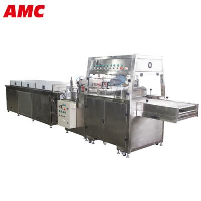 China 2020 Newest Style Cylinder Chocolate Enrober Full Automatic Filling Machine Production Line for sale