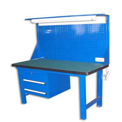 China Laboratory Aluminum Work Table with Bakcboard for sale