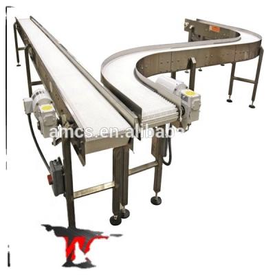 China AMC Heat Resistant Automatic Modular Plastic Conveyor Belt for sale