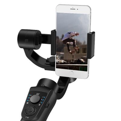 China Outdoor Sports Face Recognition Anti-shake 3 Axis Gimbal Smartphone SLR Smartphone Stabilizer Gimbal Stabilizer Mobile for sale