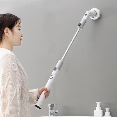 China Multi-Function Electric Cleaning Tile Floor Handheld Glass Scrubber Brush Viable Home Kitchen Cleaning Electric Brushes for sale