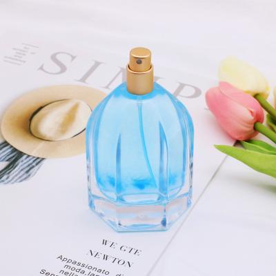 China High Quality Eco-Friendly Custom Fancy 80ml Luxury Empty French Round Spray Perfume Pump Bottle Glass From China for sale