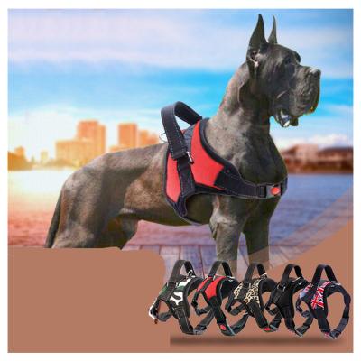 China Custom Custom Logo Designer Soft Nylon No Pulling Dog Harness With Leash Vest Easy Walking for sale