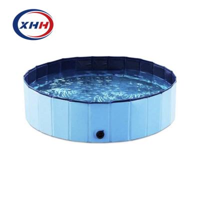 China PVC Stain Factory Collapsible Dog Pool Sustainable Pet Dog Grooming Bathing Dog Cleaning for sale