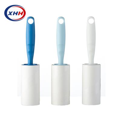 China Tearable Clothes Paper 60 Pet Hair Sticky Roller 10cm Viable Sticky Hair Remover for sale