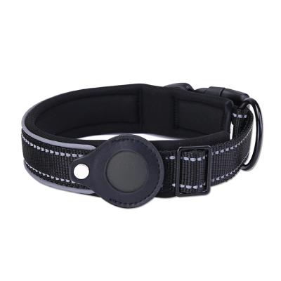 China High Quality Reflective Lights Pet Accessories GPS Tracker AirTag Dog Collar for sale