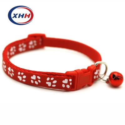 China Adjustable Soft High Quality Viable Wholesale Quality Manufacturer Nylon Luxury Dog Collar For Dog With Bell Dog Collar for sale