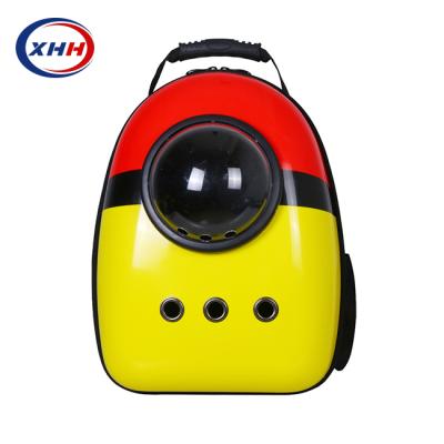 China Hot Selling Breathable Fashion Four-piece Cartoon Space Capsule Pet Portable Carrier Bag Cat Backpack for sale