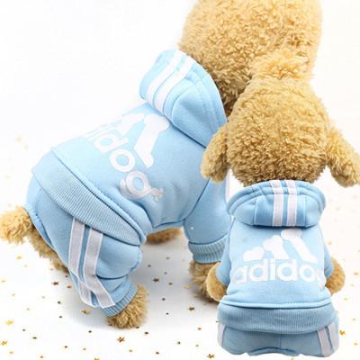 China Viable dog clothes sports fashion brand cat clothes pet coat autumn and winter biped quadruped clothes for sale