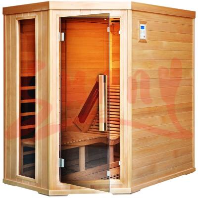 China Excellent Computer Control Panel Spa Equipment Infrared Sauna Cabin / Portable Sauna Room for sale