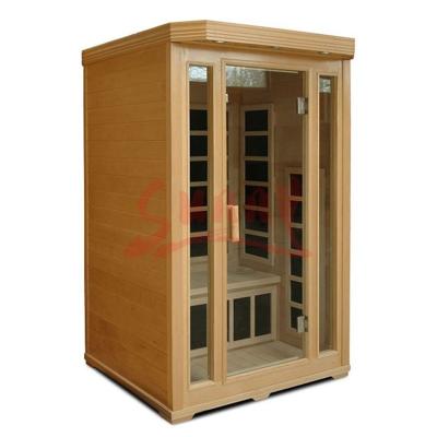 China Sunny Sauna Room Control Panel, 2 Person Computer Infrared Sauna with Carbon Heaters for sale