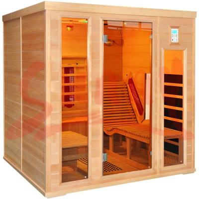 China Computer Control Panel Enjoy Life Sauna Infrared Sauna With Lie Down Chair for sale