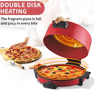 China 2200W Outdoor Electric Non-Stick Mold Pancake Maker Frying Pan Pizza Baking Machine Pancake Maker Double Sided Heating Steak Cooker for sale