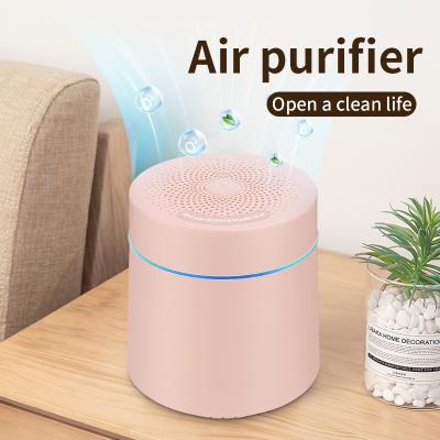 China Hotel filter airpurifier for smoke allergies pampers in the bedroom with smart air quality sensor indicator air filters for Home Office for sale