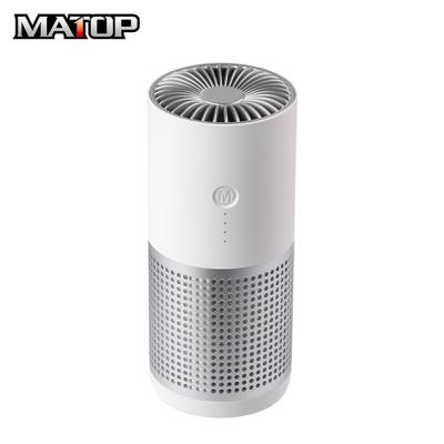 China Matop Mini Air Purifier Household Portable Air Purifier USB Car Hepa Filter Purifiers for Allergies and Pet Smokers Dust Mold Pollen for sale