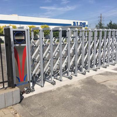 China Factory Supply Modern Maintenance Free Automatic Retractable Doors Aluminum Accordion Driveway Gate for sale