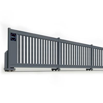 China Latest Design Industrial Luxury Electric Automatic Telescopic Low Wall Sliding Gate for sale