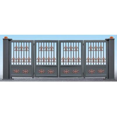 China Easily Assembled House Door Grille Designs Motorized Sliding Doors for sale