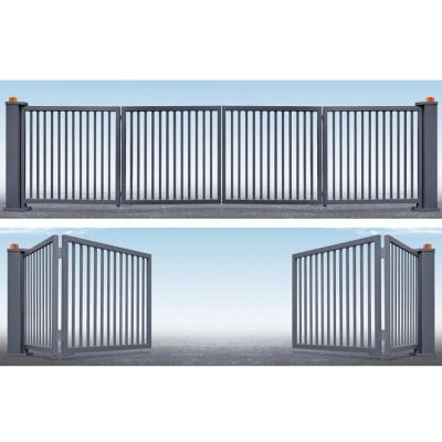 China Easily Compiled Electric Folding Gate Front Gate Designs for sale