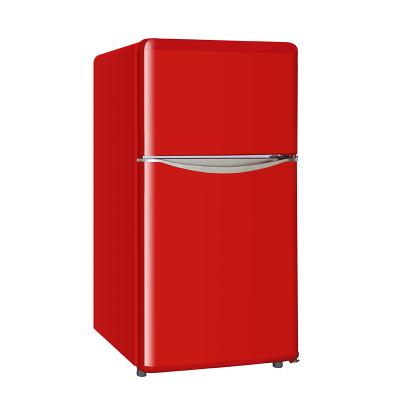 China Retro Fridge Compressor Home Refrigerator French Door Home Freezer Refrigerator for sale