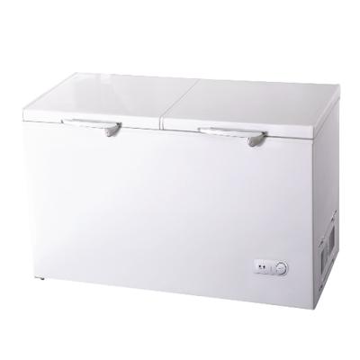 China Household Electric Large Double Door Low Temperature Chest Solid Foam Freezer for sale